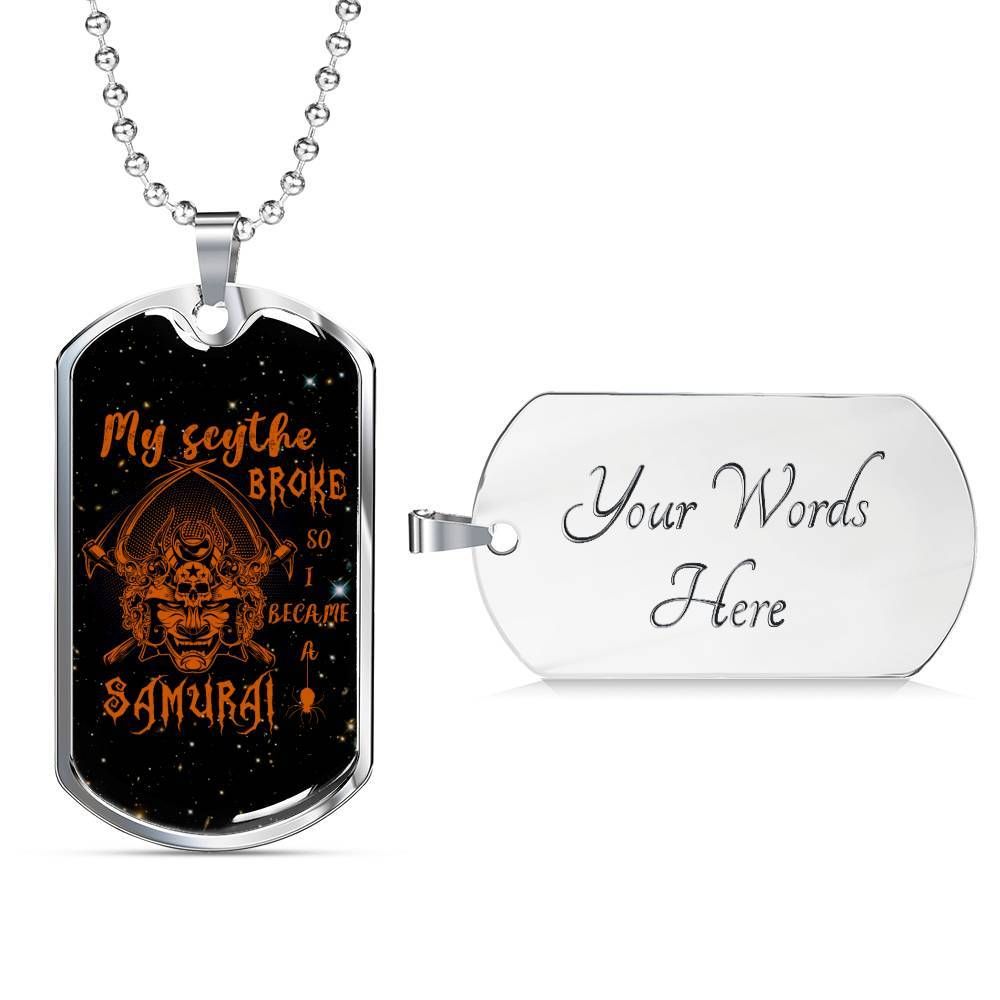 Samurai – My Scythe Broke So I Became A Samurai – Galaxy – Military Ball Chain