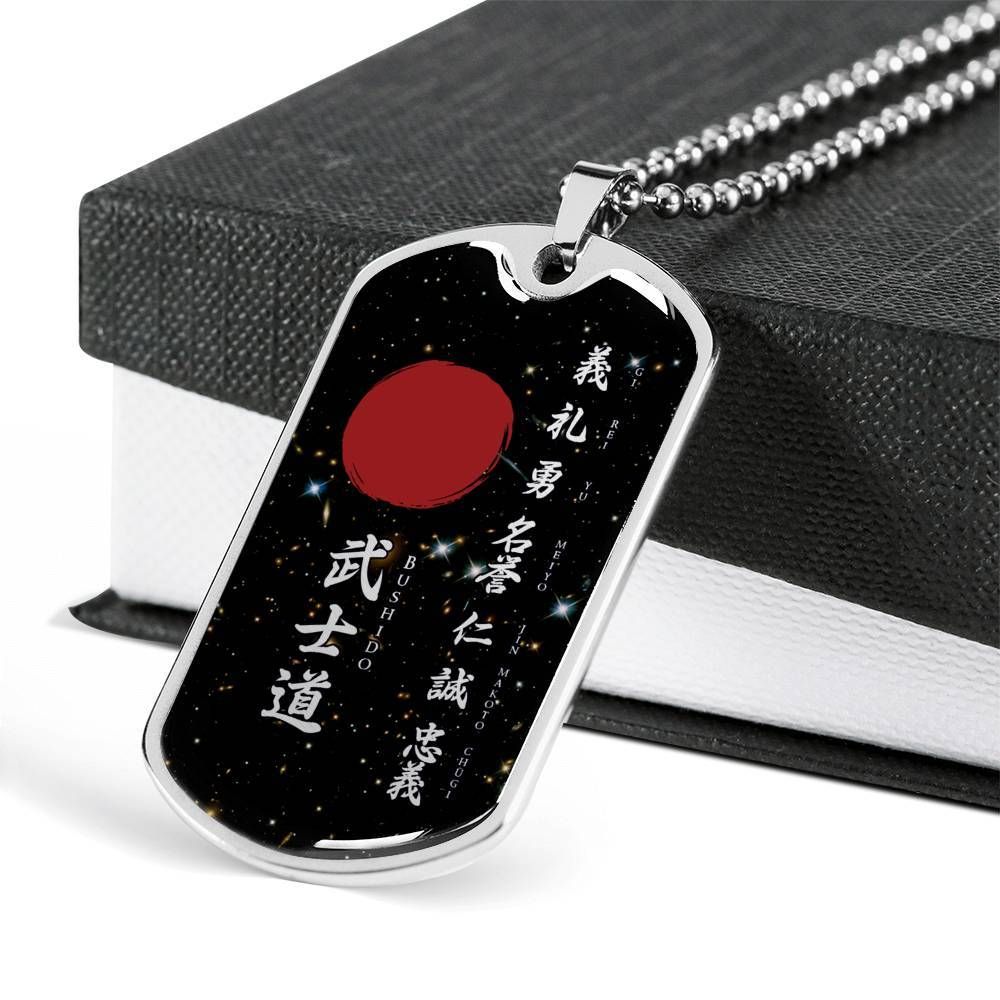 Samurai – The Seven Virtures Of Bushido – Galaxy – Military Ball Chain