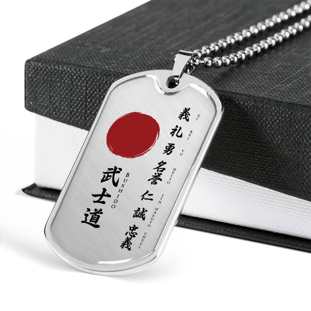 Samurai – The Seven Virtures Of Bushido – Military Ball Chain