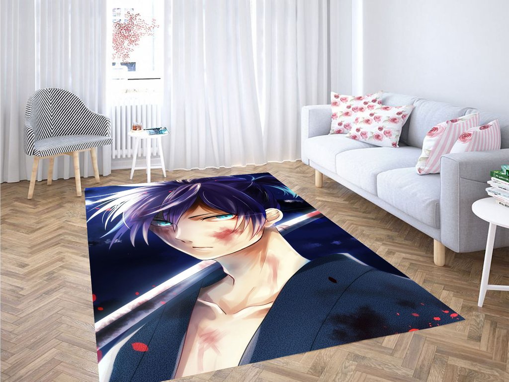 Samurai Kenshin Anime Living Room Modern Carpet Rectangle Rug