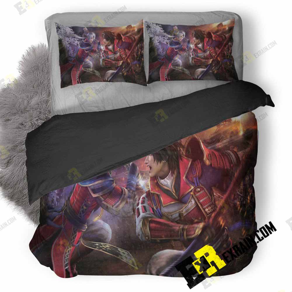 Samurai Warriors 3D Customized Duvet Cover Bedding Set