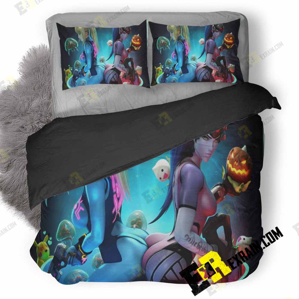 Samus And Widowmaker Overwatch Wp 3D Customized Duvet Cover Bedding Set