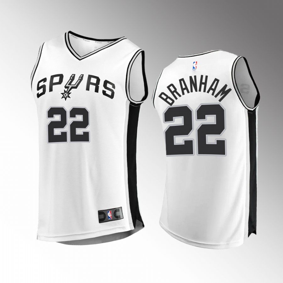 San Antonio Spurs #22 Malaki Branham Association Edition Jersey 2022-23  White