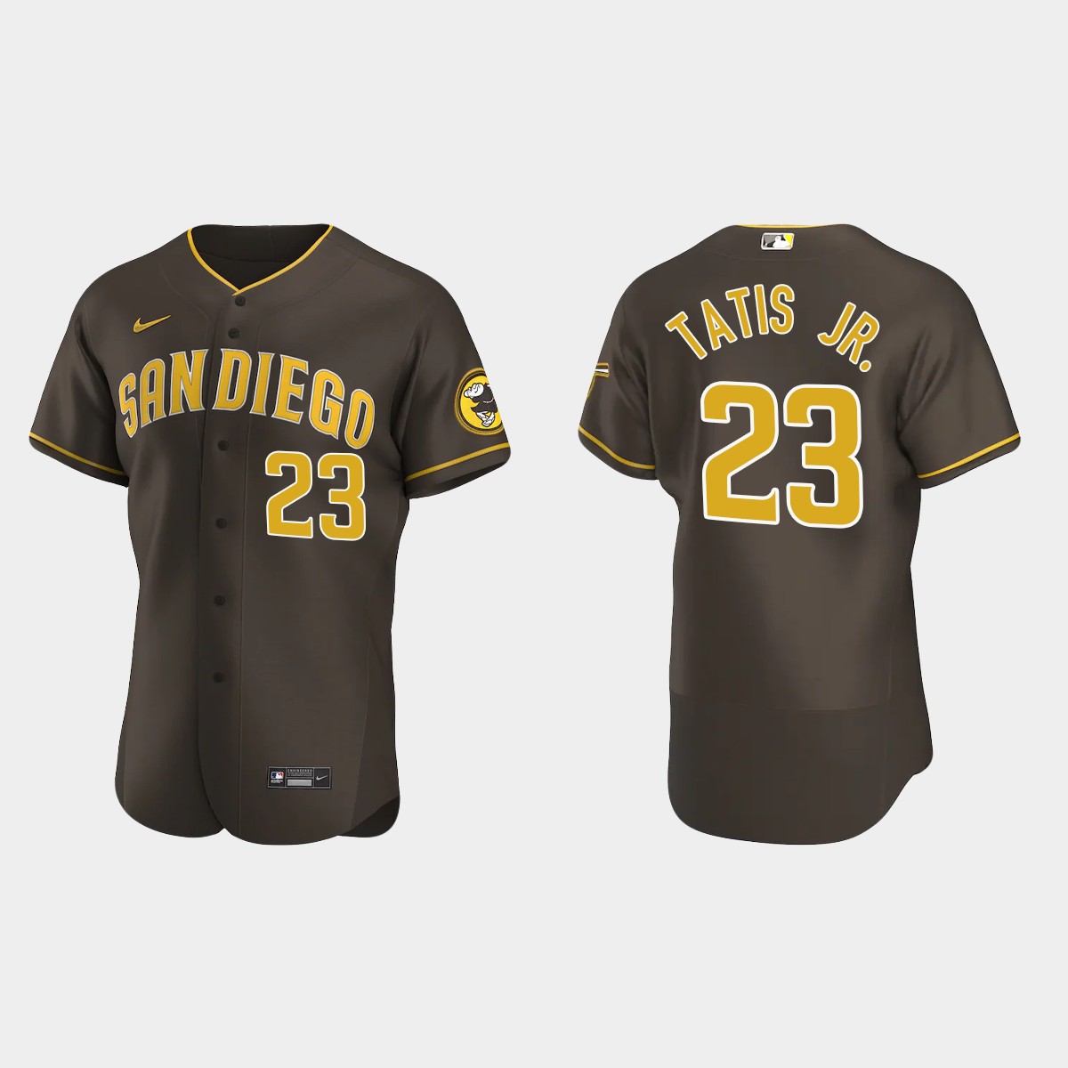 San Diego Padres #23 Fernando Tatis Jr. Brown 2020 Road Jersey