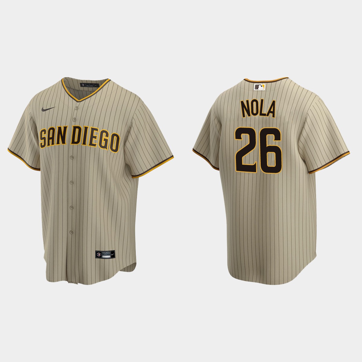San Diego Padres #26 Austin Nola Alternate Jersey - Sand Brown