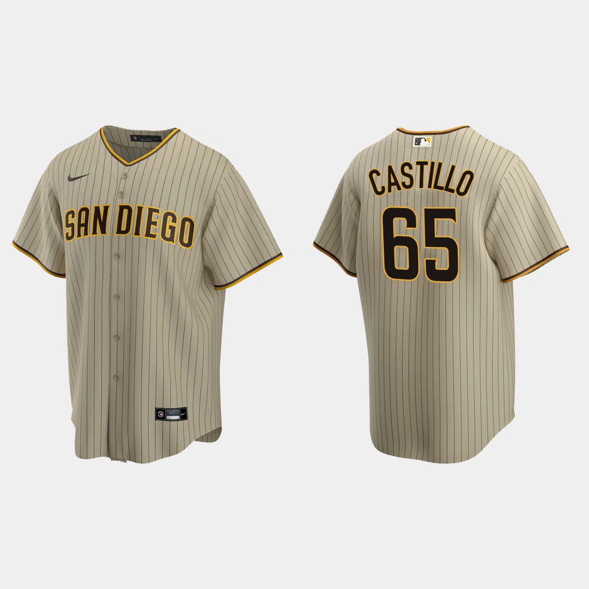 San Diego Padres Jose Castillo Alternate Jersey - Sand Brown