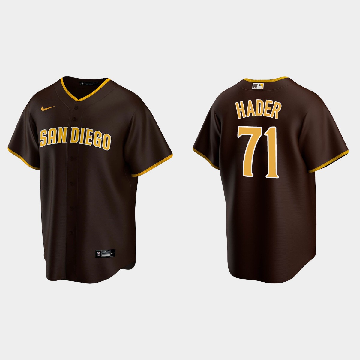 San Diego Padres Josh Hader Road Jersey - Brown