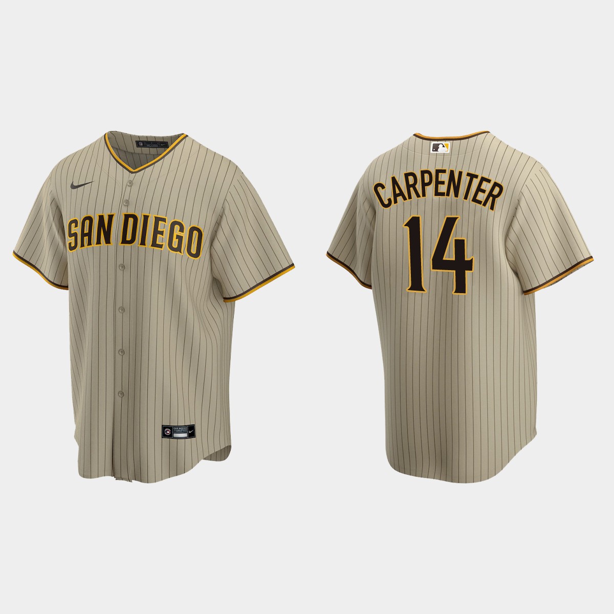 San Diego Padres Matt Carpenter Alternate Jersey - Sand Brown