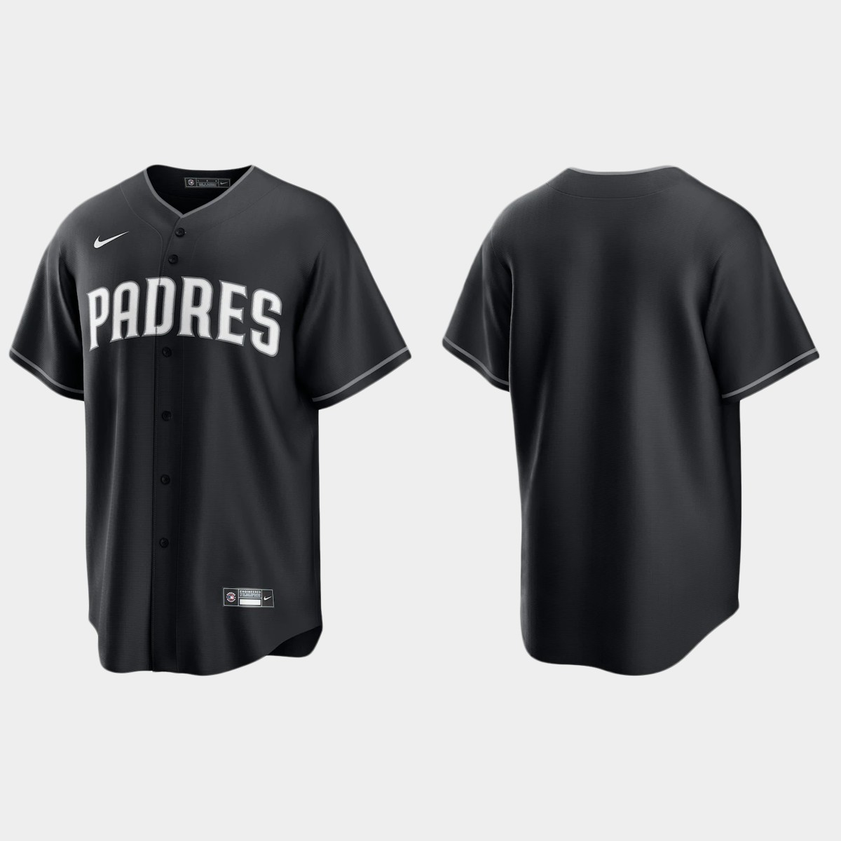 San Diego Padres Team Jersey - Black White