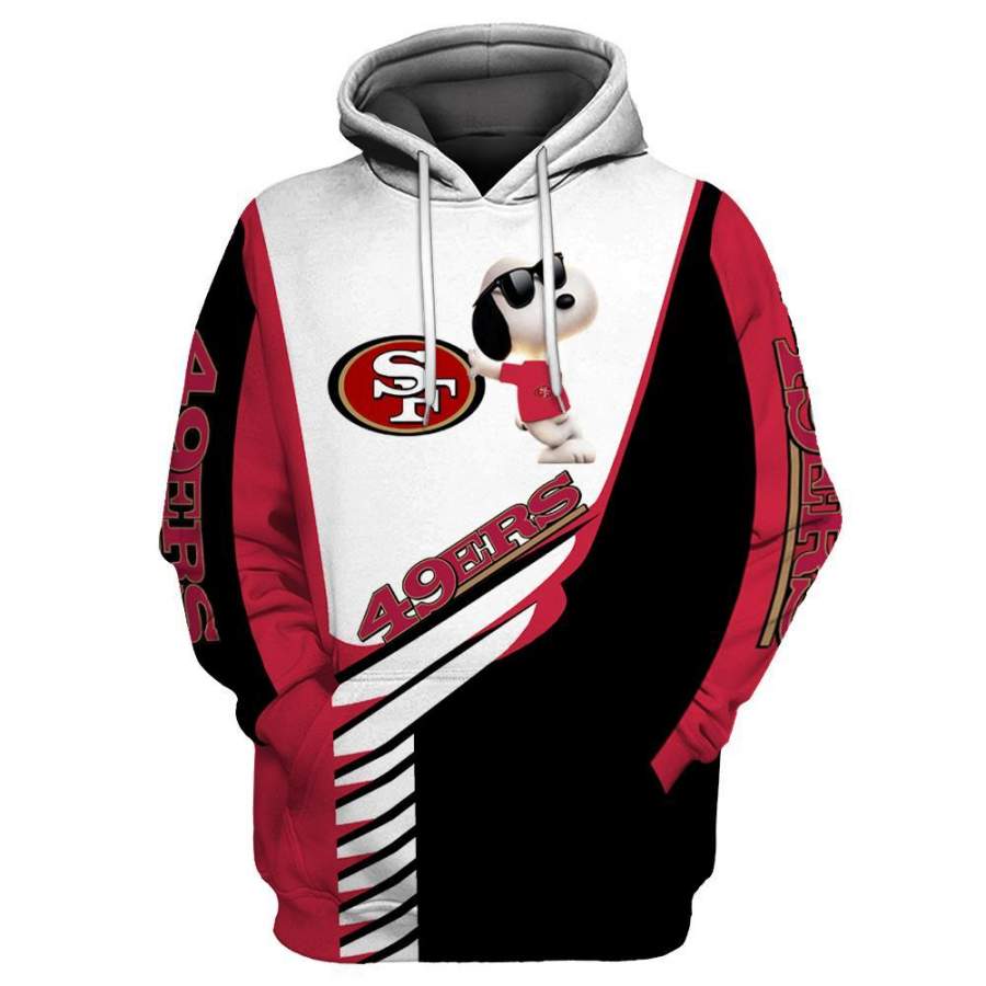 San Francisco 49ers 3D Printed Hooded Pocket Pullover Hoodie