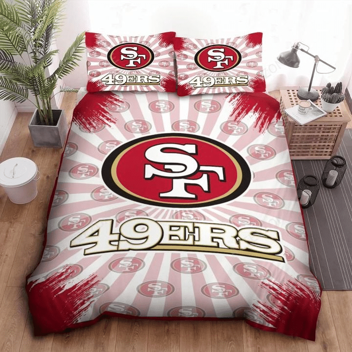 San Francisco 49Ers Bedding Set, Quilt, Fleece Blanket W240903Please Note: This is a duvet cover, not a comforter