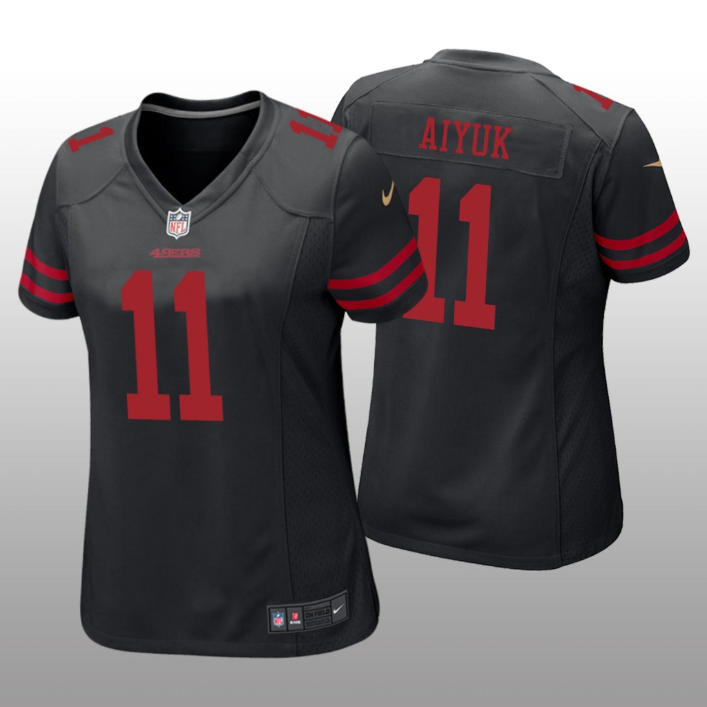 San Francisco 49ers Black 2020 NFL Draft Brandon Aiyuk Game Jersey
