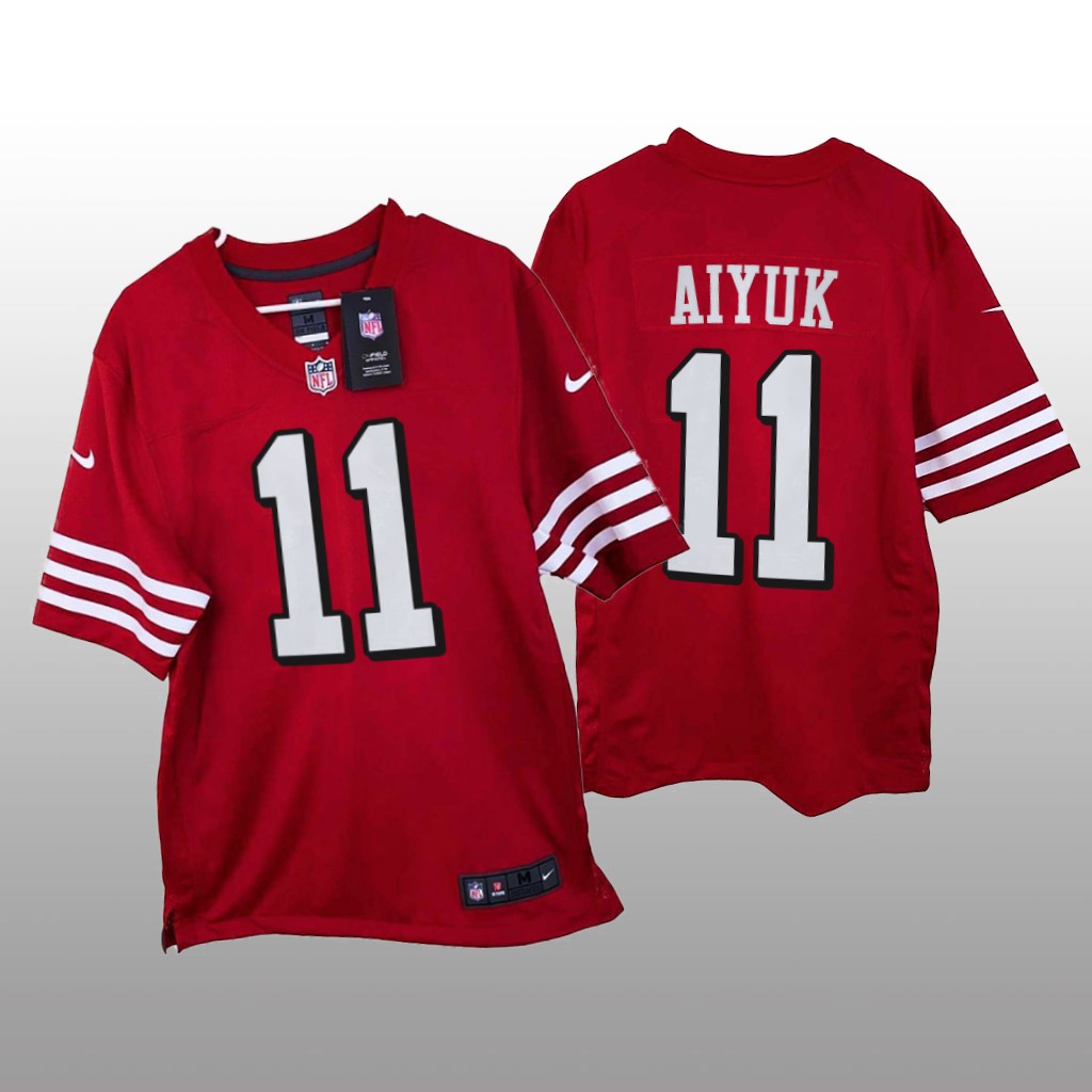 San Francisco 49ers Brandon Aiyuk Scarlet Jersey Game - Men's