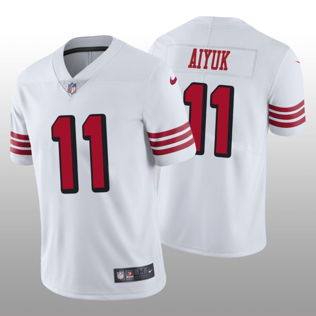 San Francisco 49ers Brandon Aiyuk White Jersey Color Rush Limited - Men's