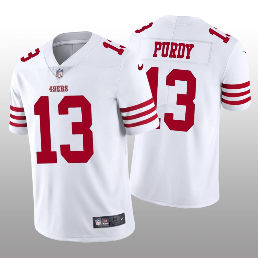 San Francisco 49ers Brock Purdy White Jersey Vapor Limited - Men's