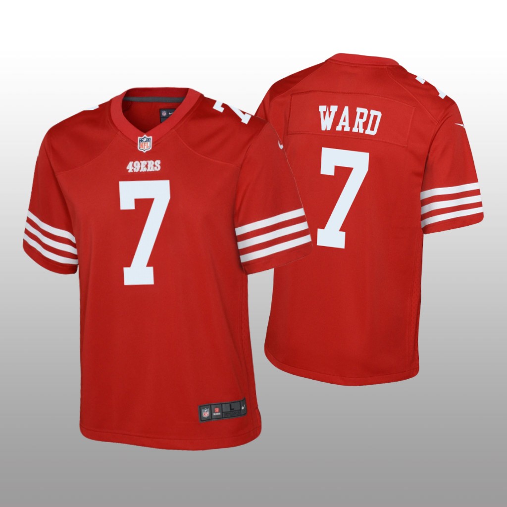 San Francisco 49ers Charvarius Ward Scarlet Jersey Game - Youth