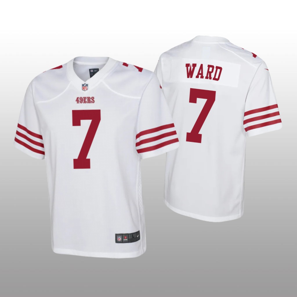 San Francisco 49ers Charvarius Ward White Jersey Game - Youth