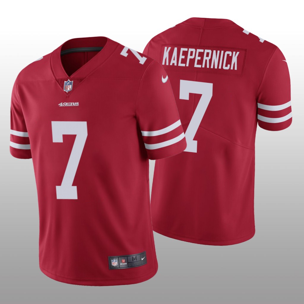 San Francisco 49ers Colin Kaepernick Red Jersey Vapor Limited - Men's