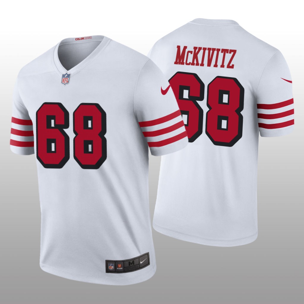 San Francisco 49ers Colton McKivitz White Jersey Color Rush Legend - Men's