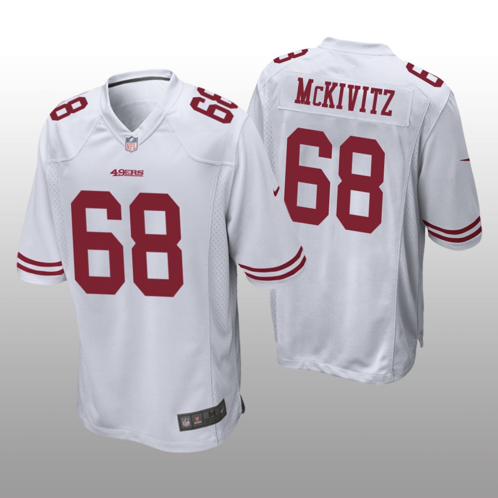 San Francisco 49ers Colton McKivitz White Jersey Game - Men's