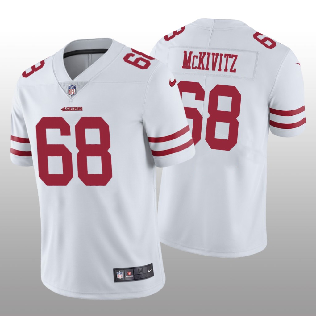 San Francisco 49ers Colton McKivitz White Jersey Vapor Limited - Men's
