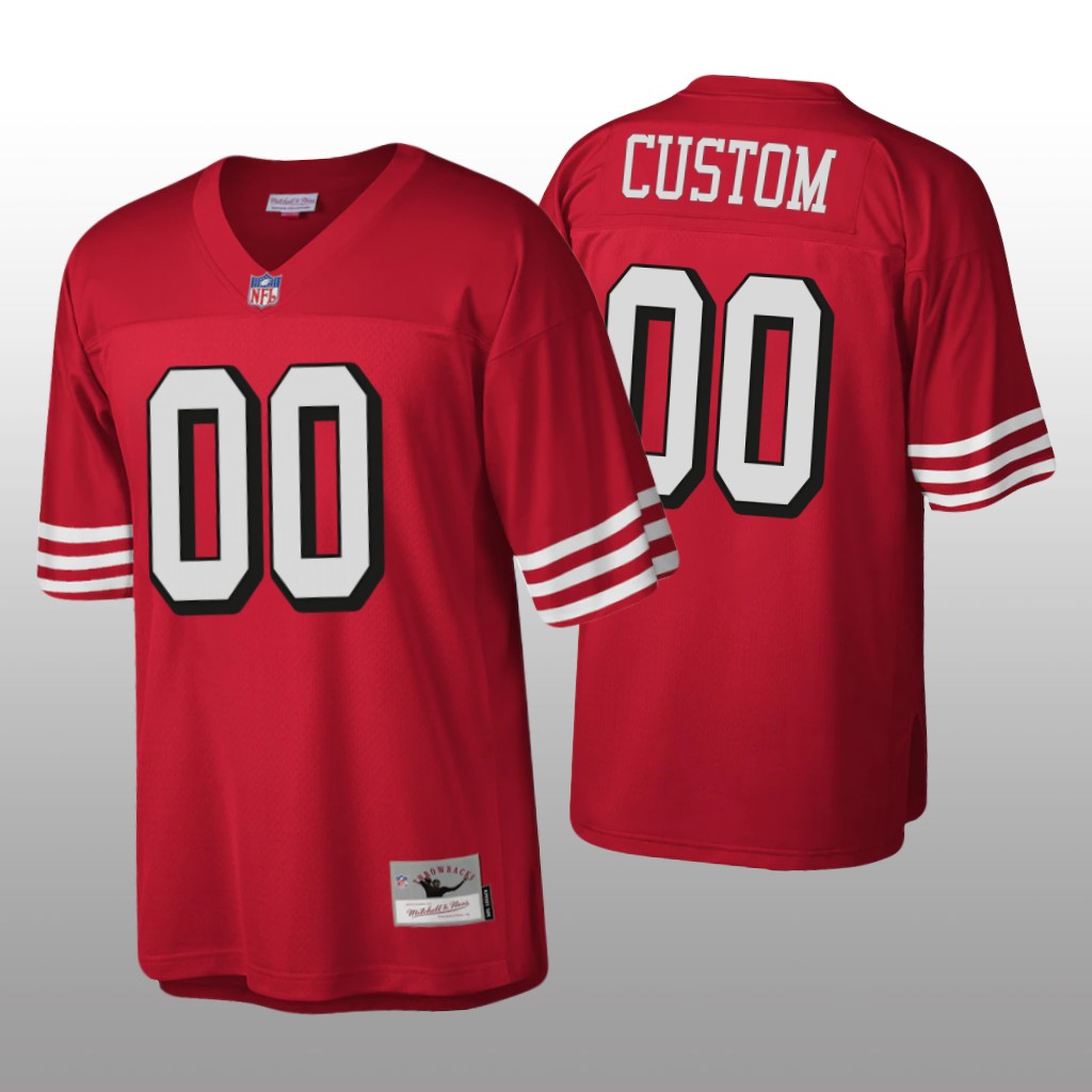 San Francisco 49ers Custom Scarlet Legacy 1994 Throwback - Men's