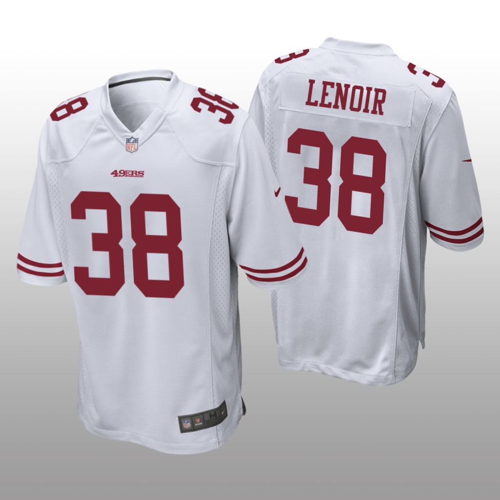 San Francisco 49ers Deommodore Lenoir White Jersey Game - Men's