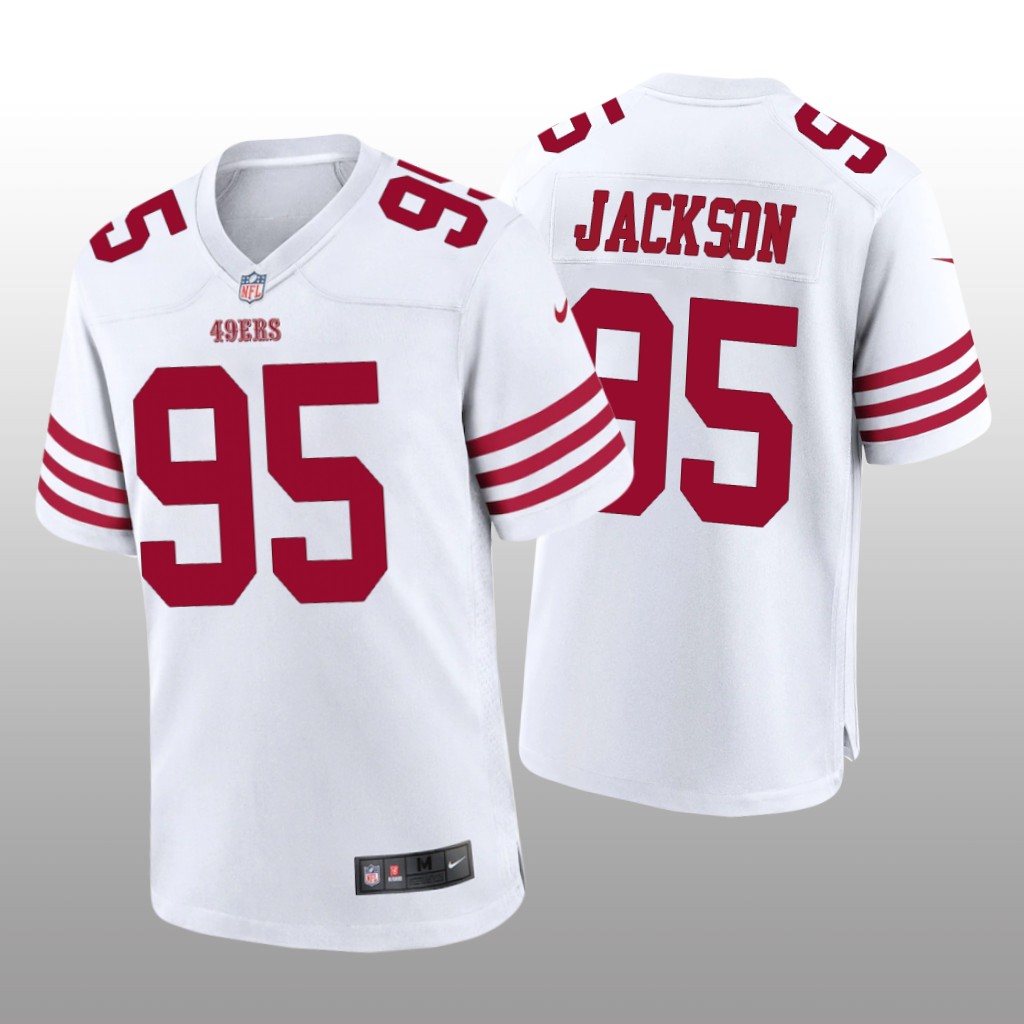 San Francisco 49ers Drake Jackson White Jersey Game - Men's