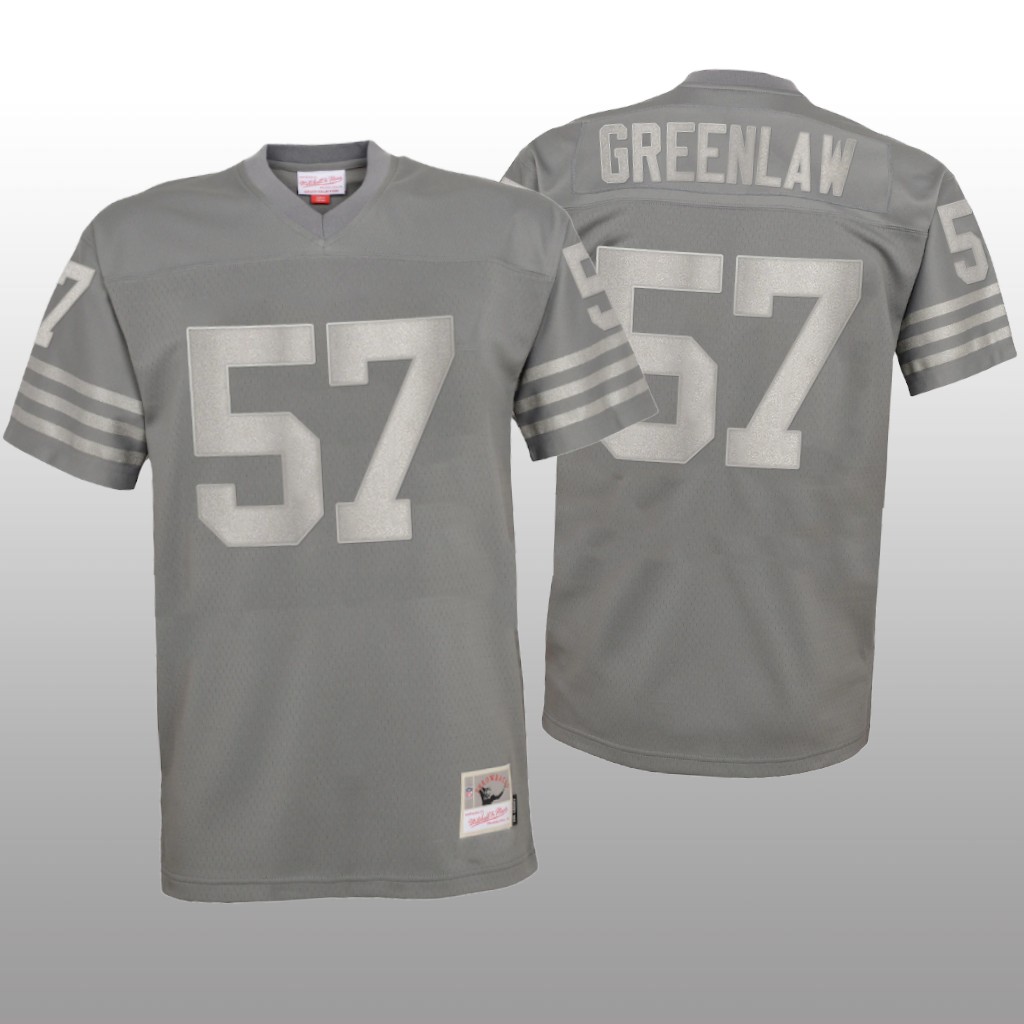 San Francisco 49ers Dre Greenlaw Charcoal Jersey Metal - Men's