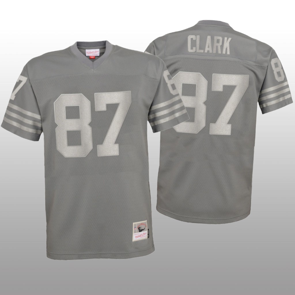 San Francisco 49ers Dwight Clark Charcoal Jersey Metal - Men's