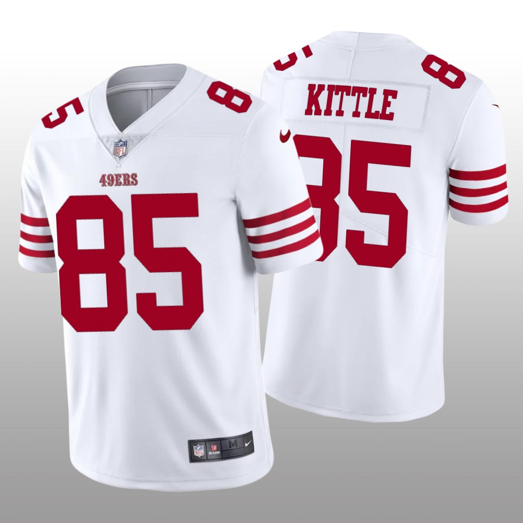 San Francisco 49ers George Kittle 2022-23 White Vapor Limited - Men's