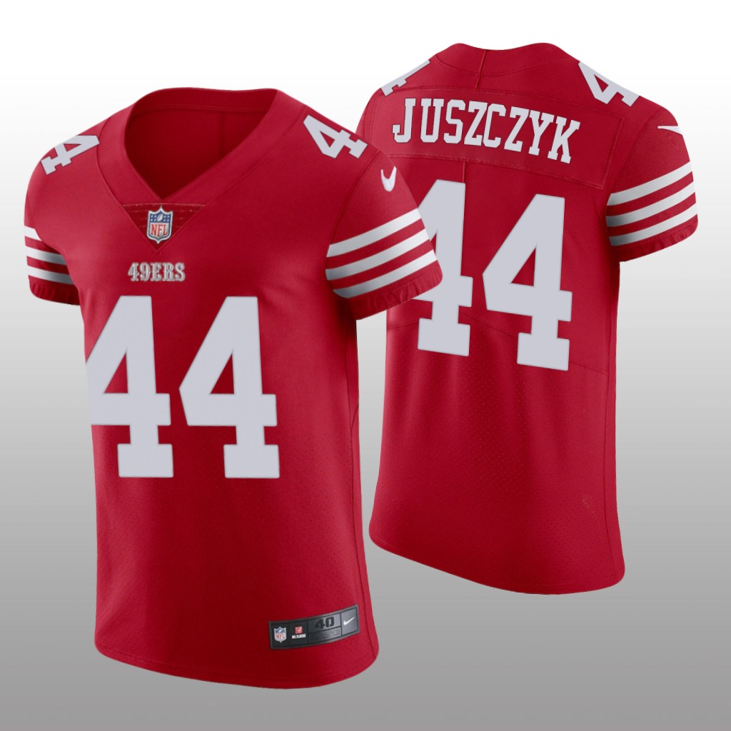 San Francisco 49ers Kyle Juszczyk 2022-23 Scarlet Vapor Elite - Men's