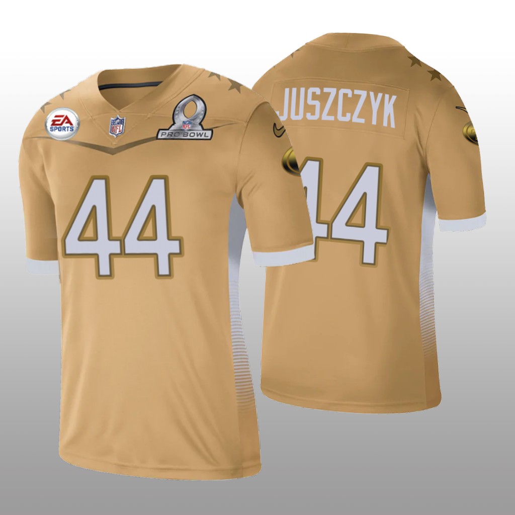 San Francisco 49ers Kyle Juszczyk Gold Jersey 2021 NFC Pro Bowl Game - Men's