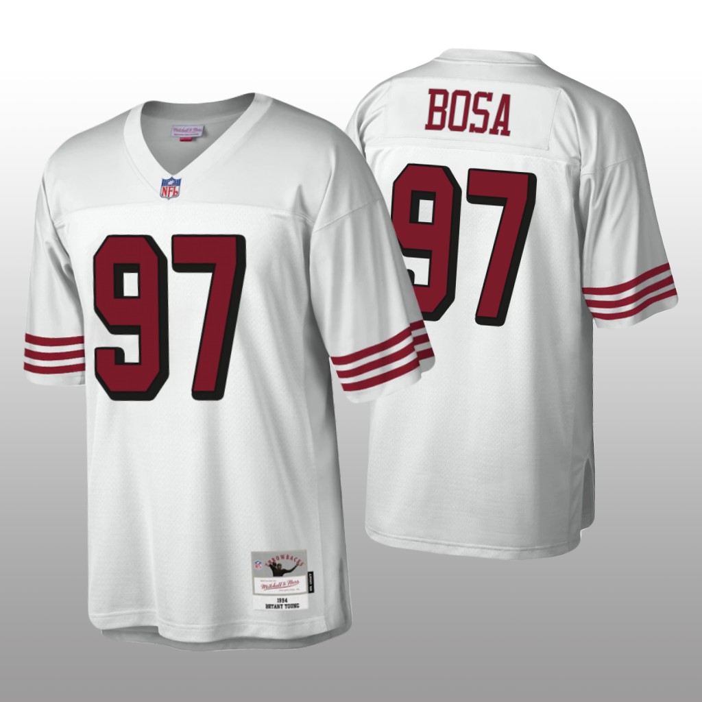 San Francisco 49ers Nick Bosa White Throwback 1994 Legacy - Men's