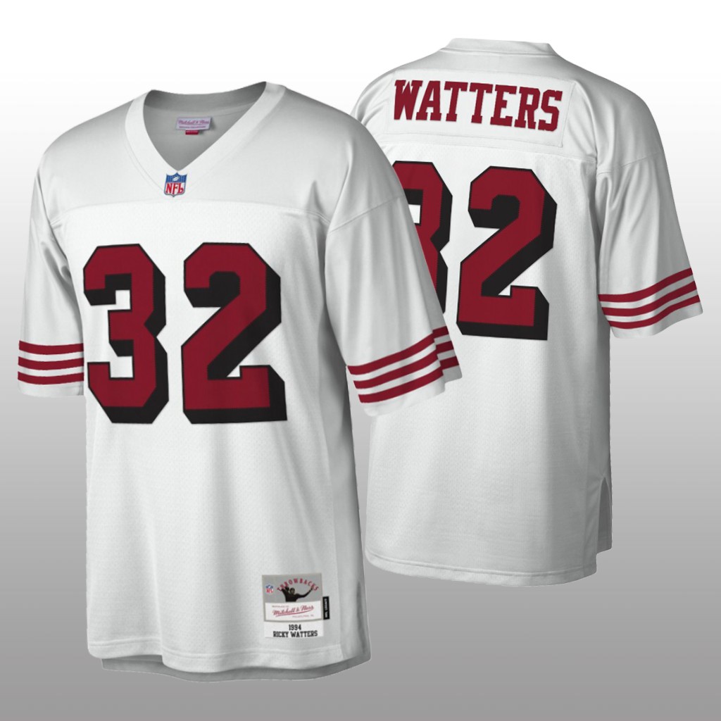 San Francisco 49ers Ricky Watters Mitchell & Ness White Legacy Jersey - Men's