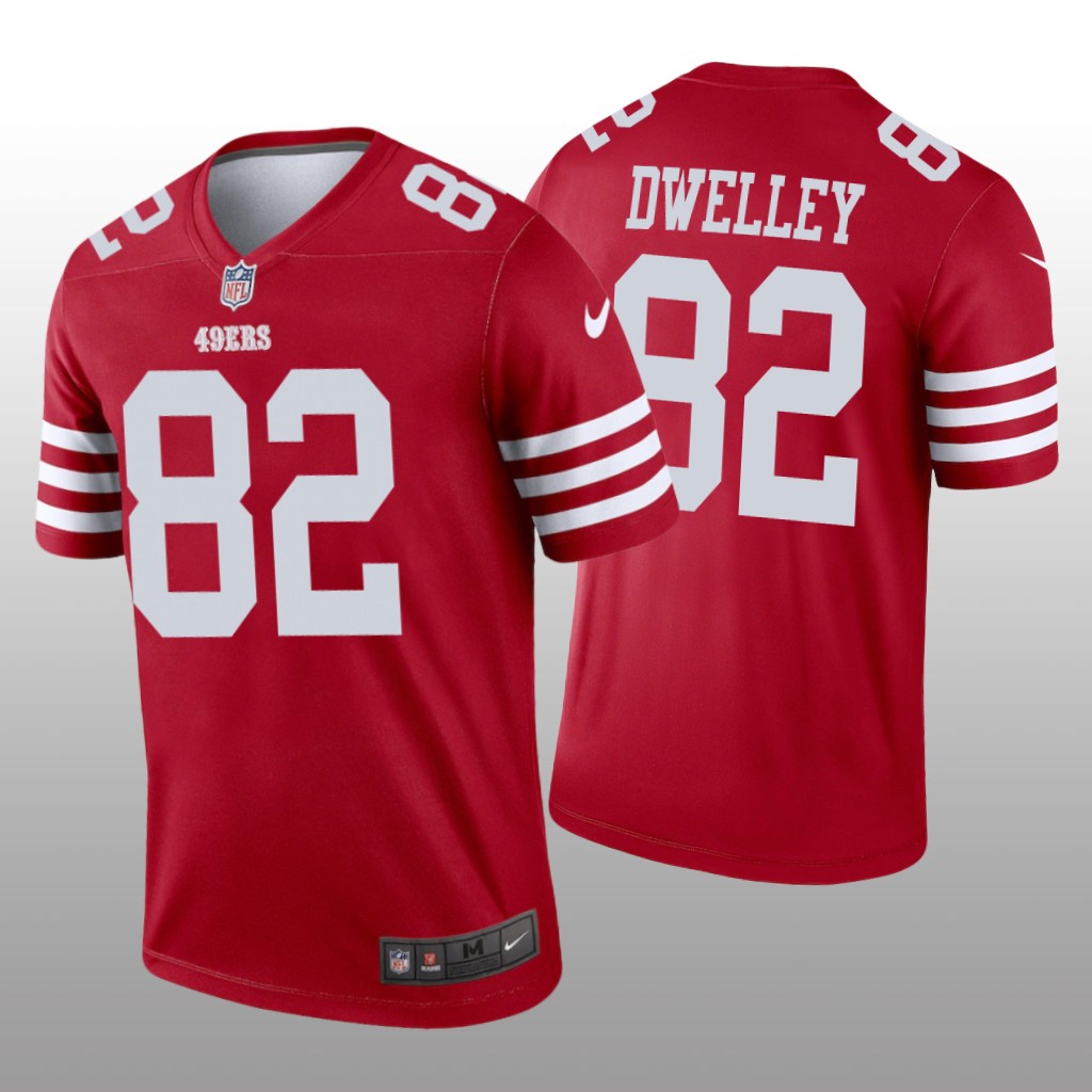 San Francisco 49ers Ross Dwelley 2022-23 Scarlet Legend - Men's