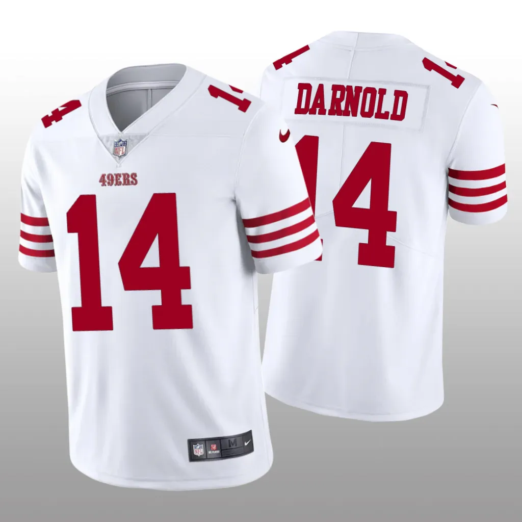 San Francisco 49ers Sam Darnold White Jersey Vapor Limited - Men's