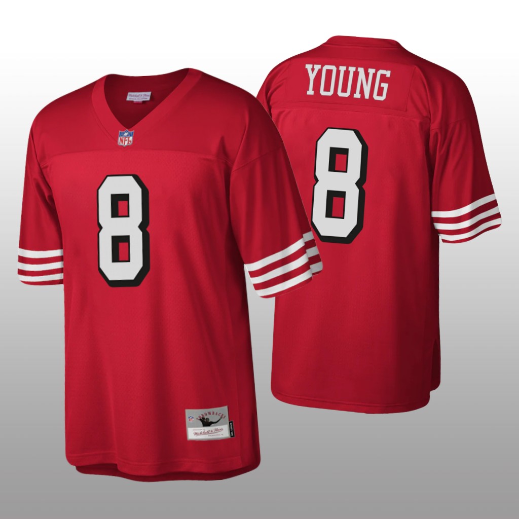 San Francisco 49ers Steve Young Scarlet Legacy 1994 Throwback - Men's