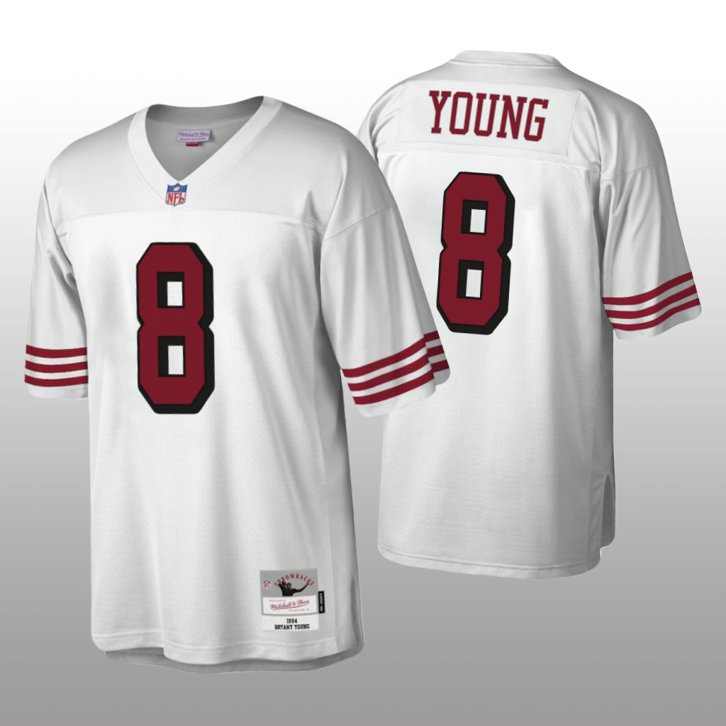 San Francisco 49ers Steve Young White Throwback 1994 Legacy - Men's