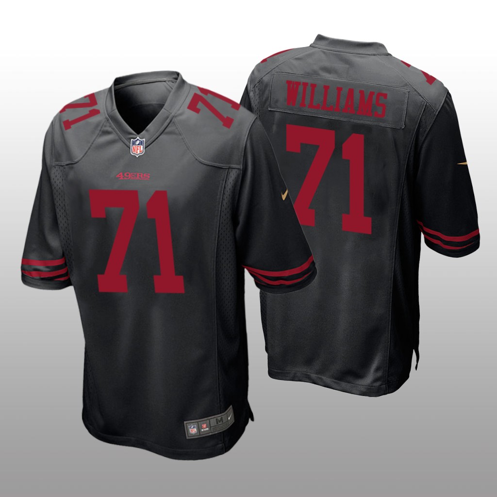 San Francisco 49ers Trent Williams Black Jersey Game - Men's