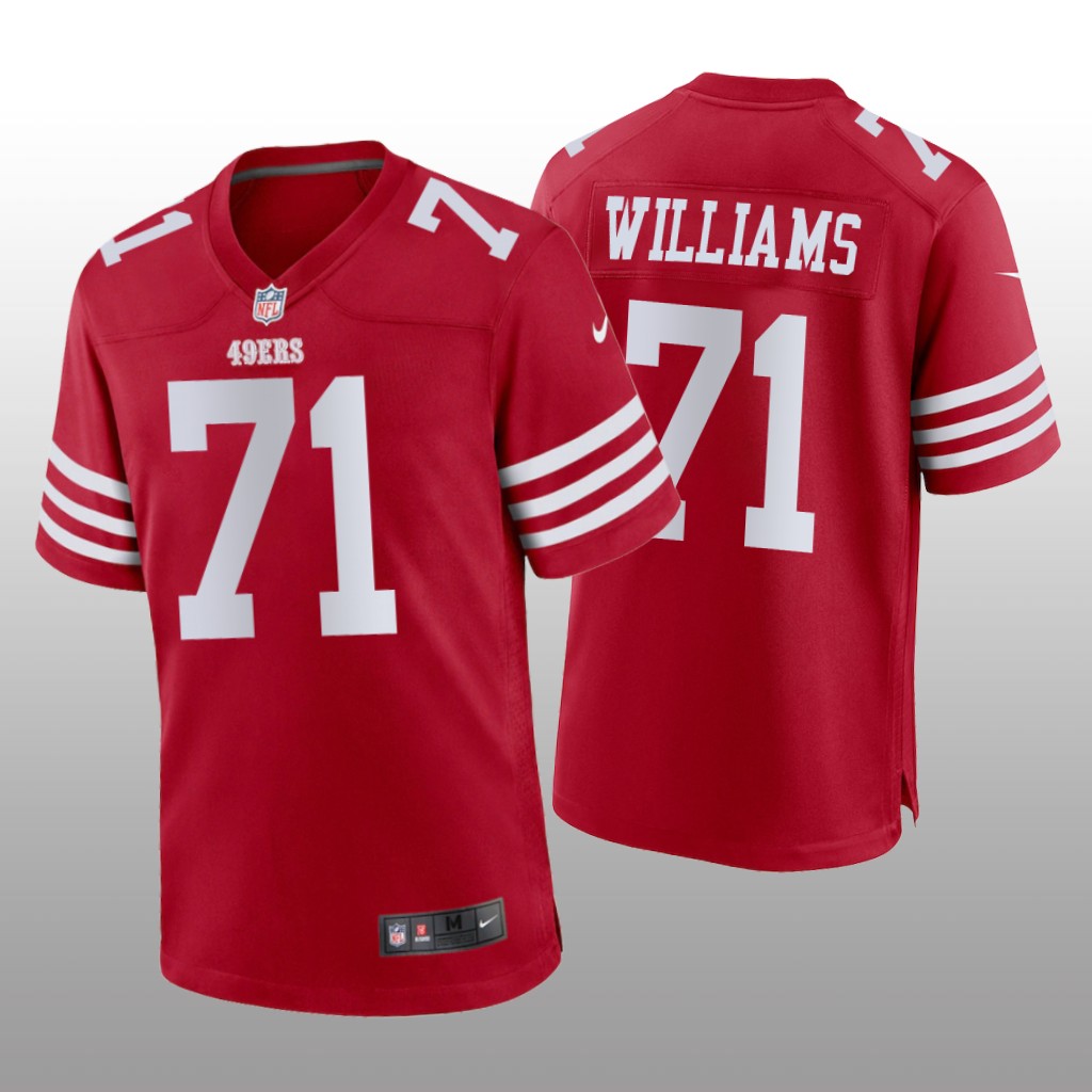 San Francisco 49ers Trent Williams Scarlet Jersey 2022-23 Game - Men's