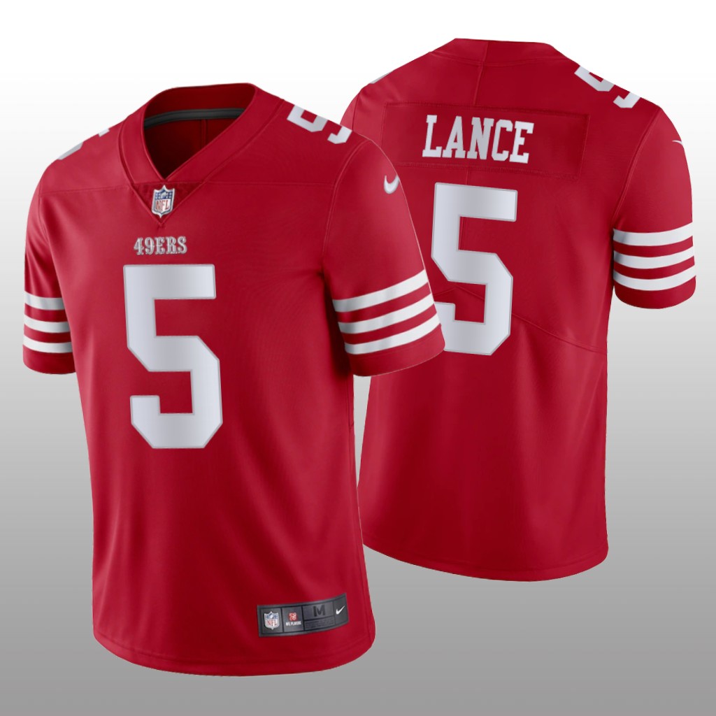 San Francisco 49ers Trey Lance 2022-23 Scarlet Vapor Limited - Men's