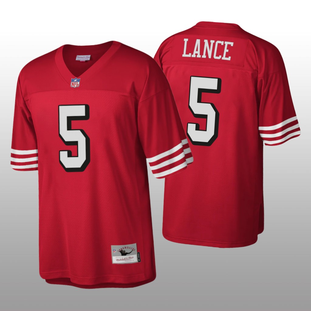 San Francisco 49ers Trey Lance Scarlet Legacy 1994 Throwback - Men's