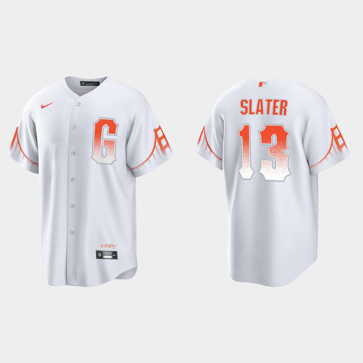 San Francisco Giants Austin Slater 2021 City Connect Jersey - White