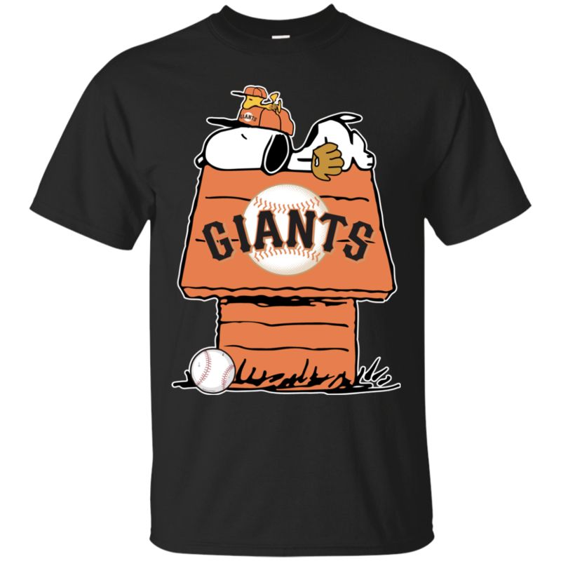 San Francisco Giants Baseball Snoopy The Peanuts T-shirts