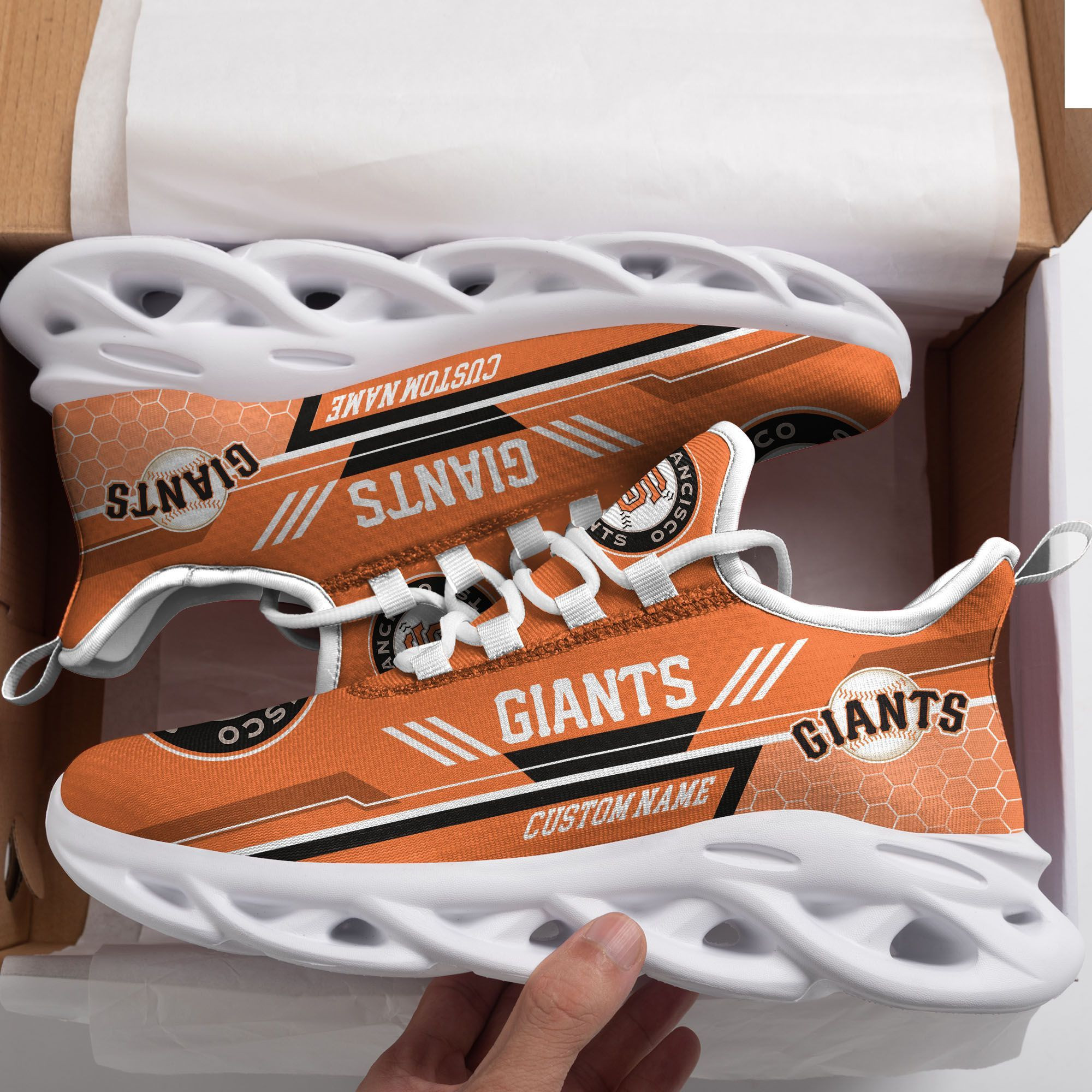 San Francisco Giants Personalized Max Soul Sneakers Running Sports Shoes For Men Women Football Fan Football Fan