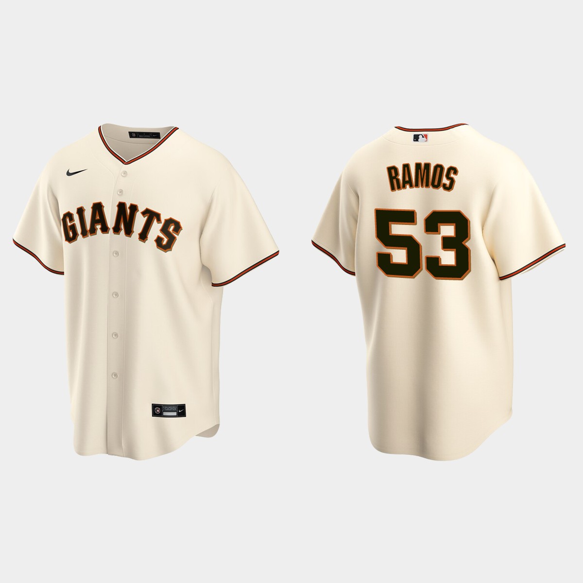San Francisco Giants Heliot Ramos Home Jersey - Cream