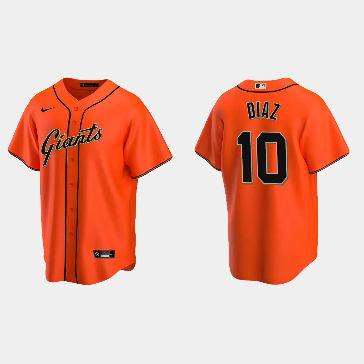 San Francisco Giants Isan Diaz Alternate Jersey - Orange