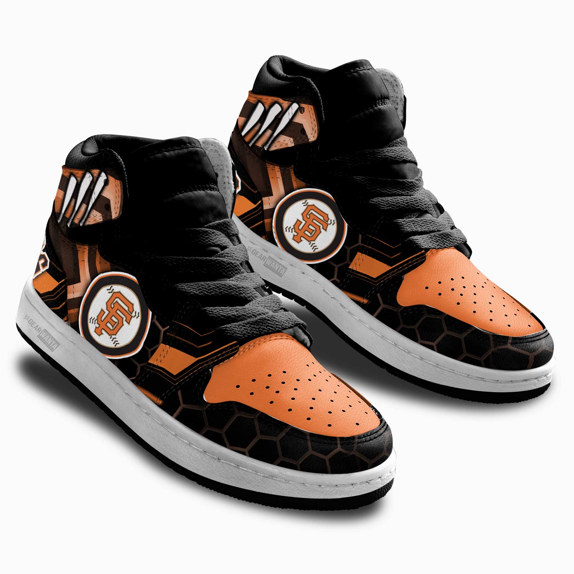 San Francisco Giants Kid Sneakers For Kids, Air Jordan Hightop