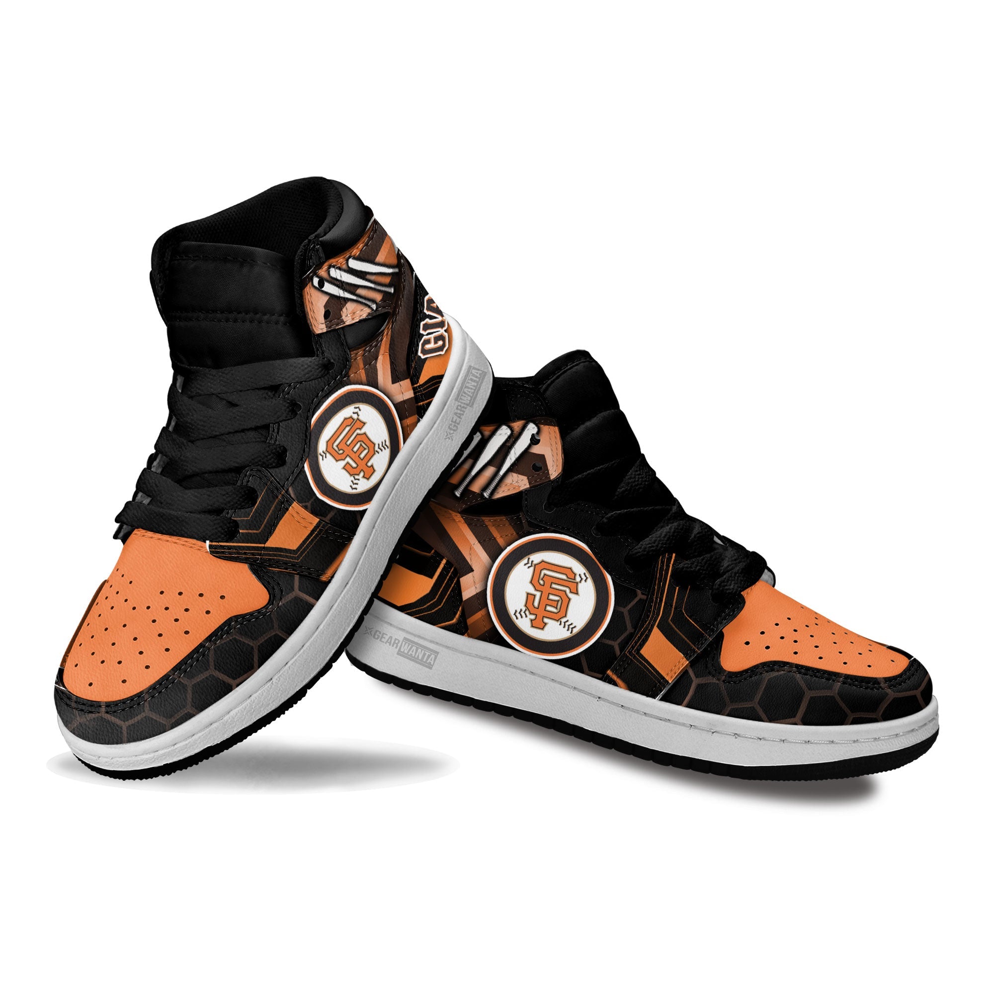 San Francisco Giants Kid Sneakers For Kids, Air Jordan Hightop